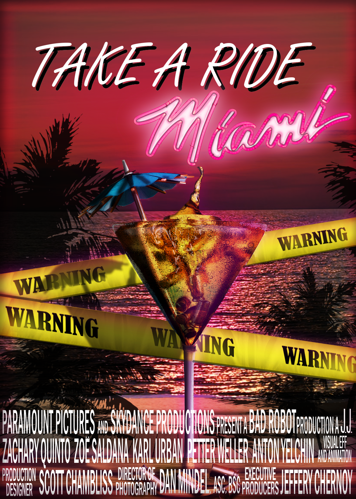 take a ride miami poster
